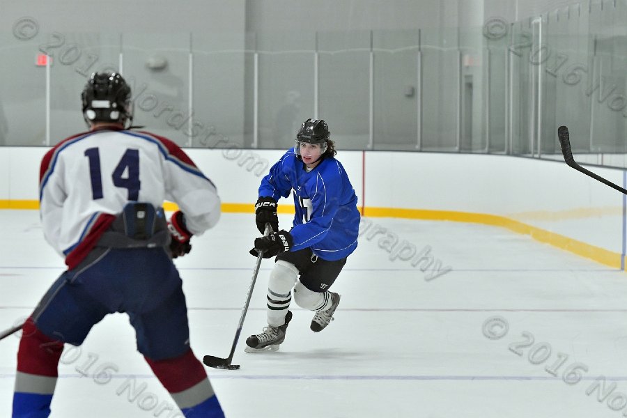 Wheaton College Men\'s Ice Hockey vs Middlesex Community College. - Photo By: KEITH NORDSTROM